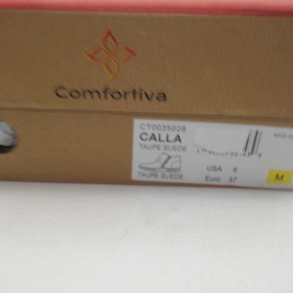 NEW Comfortiva Calla Taupe Brown Tan Oiled Suede Women's Size 6 - Picture 9 of 10